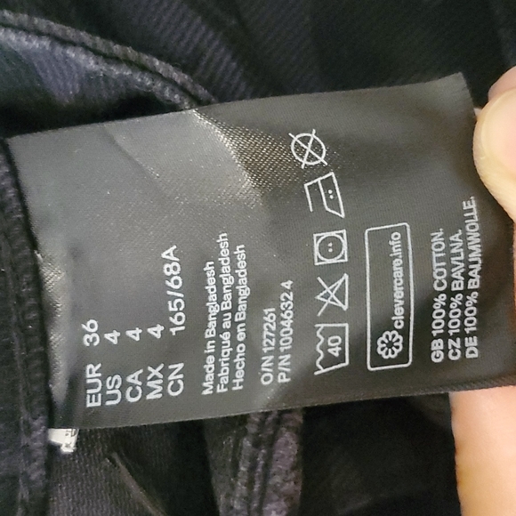 NWOT H&M loose fit twill pants No Fear - Picture 6 of 11